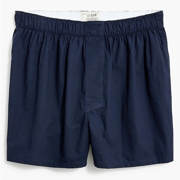 NWOT j crew woven boxers navy blue - Picture 1 of 3